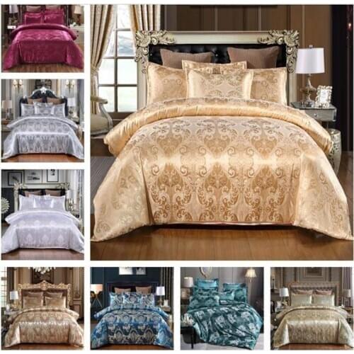 Polyester Jacquard Duvet Cover Set Duvet Cover Quilt Cover With Pillowcases Without Sheet Without Filler Bed Textile
