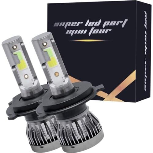 H4 9003 HB2 LED Headlight Conversion Kit COB Hi/Lo Beam Bulbs 120W 26000LM High Power 6000K White + 3000K Yellow Blue Light