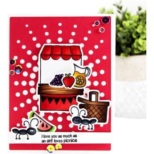 Lemonade Juice Transparent Stamp Clear Stamps for DIY Scrapbooking Photo Album Paper Cards Decorative Crafts Supplies 4x4 inch