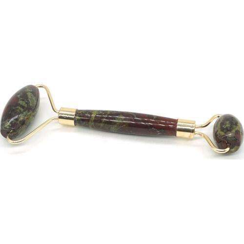 Facial Massage Roller natural Dragon Bloodstone Practical Jade Face Anti Wrinkle Body Head Portable Beauty Health Care Tools