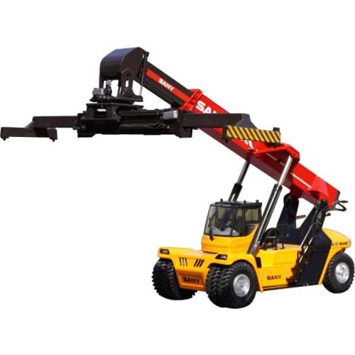 Diecast 1/50 Truck Models Heavy Industry Container Hoist Engineering Alloy Model Metal Vehicle Collection Decoration Ornament