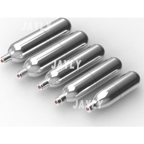 Rechargeable Co2 Cartridge Stainless steel Capsule Gas Tank Cylinder for Inflatable Tire Airsoft Pistol Paintball Bartender