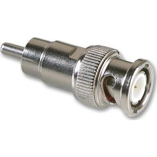 BNC Male to RCA Male Adapter Connectors Jack for CCTV Security Video Surveillance Cameras Cables Extension Connection