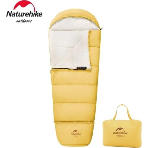 Naturehike Children Growing Sleeping Bag Outdoor Camping Extended Stitching Envelope Children KID Sleeping Bag Comfortable 12
