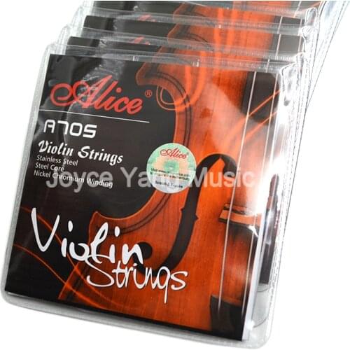 10 Sets Alice A705 Violin Strings 4 Strings Stainless Steel Strings&Steel Core&Nickel Chromium Wound Strings Wholesales