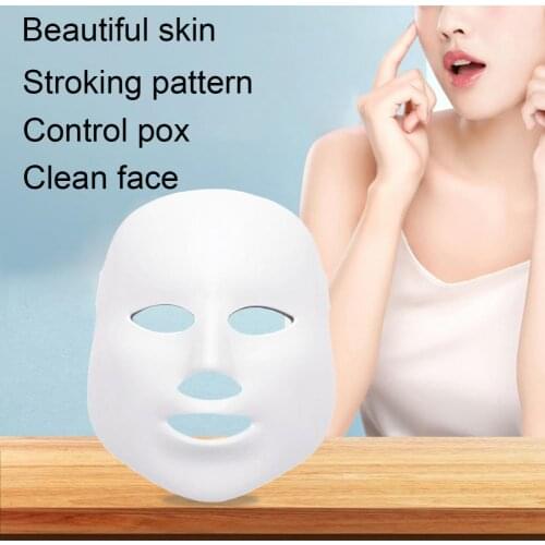 LED Face Device Design 7 Colors LED Facial Face Photon Therapy Anti-Acne Wrinkle Removal Skin Rejuvenation Face Skin Care Tools