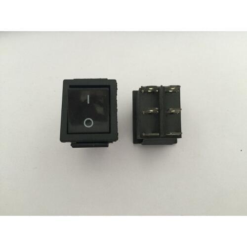 10pcs DPDT (On-Off) Double Pole Double Throw 6 Pin Rocker Switch 20A 125V