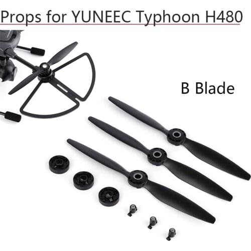 3Pcs Blades Quick Release Propeller for YUNEEC Typhoon H480 Camera Drone Replacement Props Spare Part Quadcopter Accessories