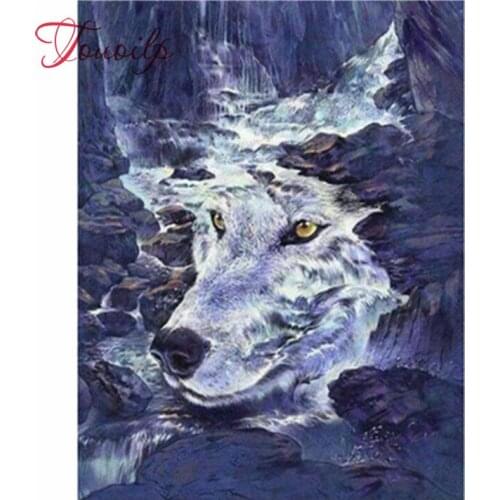 3d Diamond Embroidery 5d diy diamond painting wolf Cross Stitch Full Diamond Mosaic Picture Pasted Needlework home Decoration