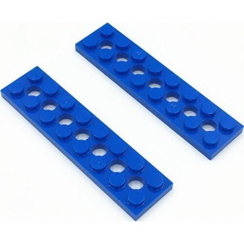 40pcs 2x8 plate Compatible Lego Size Technic Building Blocks City Truck Creative Creator High-Tech Spare Bricks DIY Children Toy