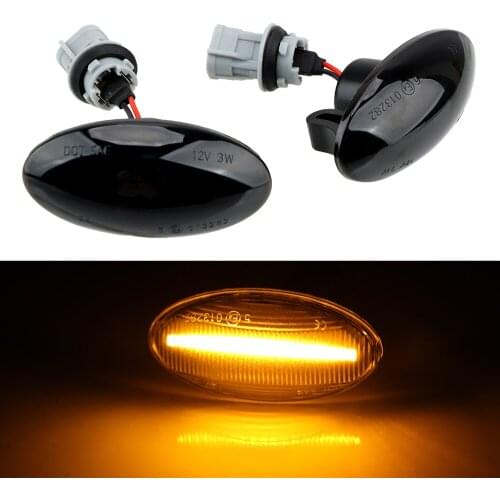 Flowing Water Light Turn Signal Light For Suzuki Swift Jimmy Vitara SX4 Alto A Pair Blinker Light LED Car Dynamic Side Marker