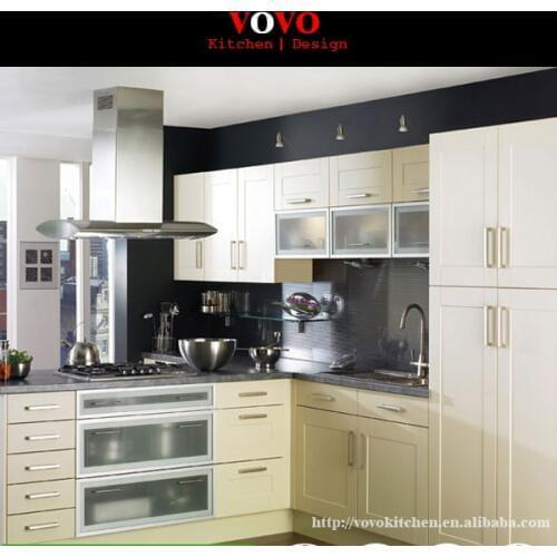 White wooden kitchen cabinet with BLUM drawers