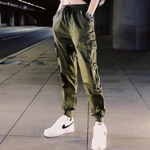 Summer Spring Harem Pants Women Slim Pants Fashion Female Hip Hop Pants High Waist Loose Hip Hop Casual Trouser Mid Waist pants