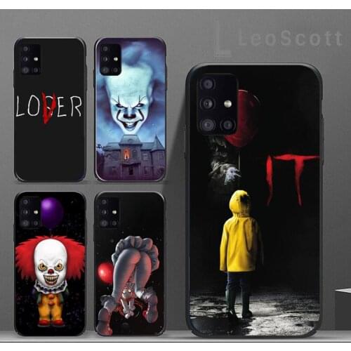 Stephen King Pennywise Phone Case For Samsung A50 A51 A71 A20E A20S S10 S20 S21 S30 Plus ultra 5G M11