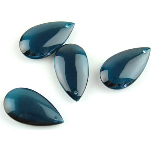 Zircon Blue Crystal Water Drop 38mm/50mm Hanging For Earrings And Chokers Necklaces And Lighting Pendant For Chandeliers