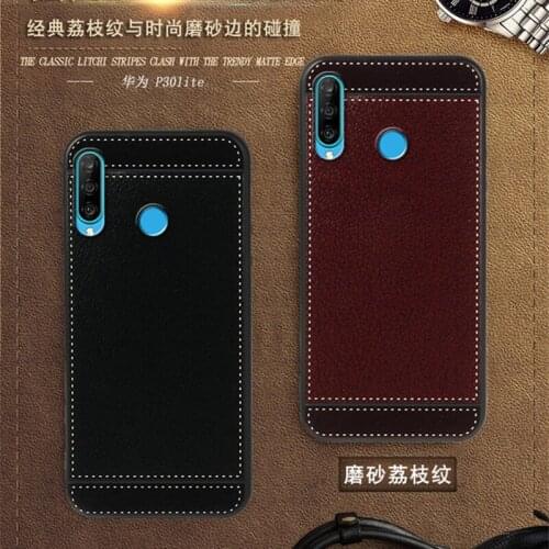 For Huawei P30 Lite Case MAR-LX1A 6.15 Inch Black Red Blue Pink Brown 5 Style Fashion Mobile Phone Cover