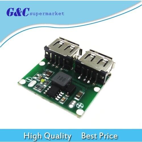 Dual USB 6~24V to 5.2V 3A Output DC-DC Step Down Power Charger Converter Module diy electronics