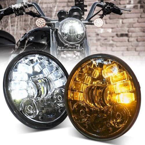 6D 5.75inch 200W Motorcycle LED Headlight Hi Lo Beam DRL Turn Signal Light 3000K 6000K Headlight Projector Motorcycle Headlamp