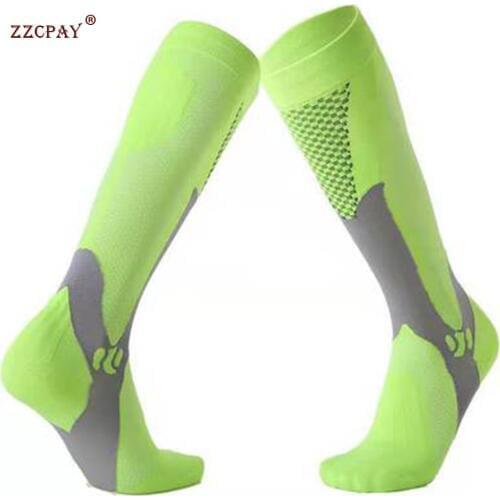 Large Size Compression Socks Fit For Sports Run marathon Compression Socks For Varicose veins Football stockings High Stockings