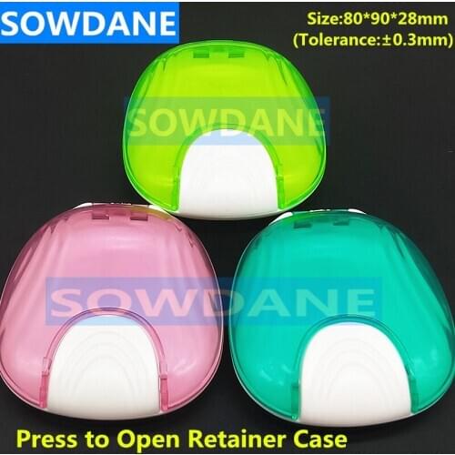 Dental False Teeth Appliance Container Storage Box Dentures Cleaner Denture Bath Cleaning Box Case Oral Care Materials Tool