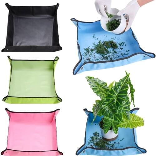 50/70CM Transplanting Planting Mat PE Gardening Potting Pad Waterproof Reusable Flower Foldable Pad Outdoor Garden Accessories