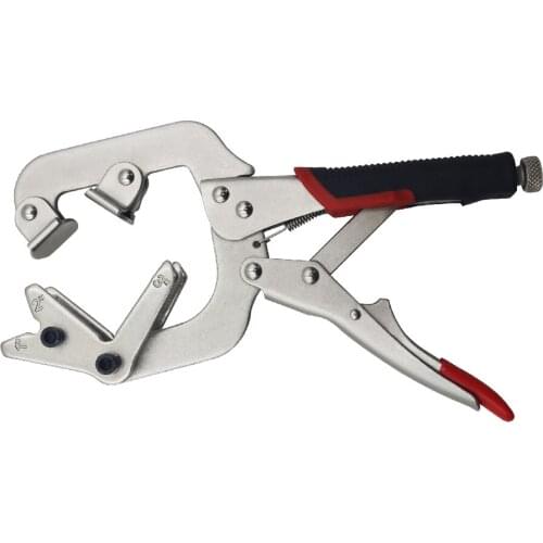 Multi-purpose Welding Pliers Welding Clamps Steel Vigorous Pliers Right Angle Clamps Clamp Nozzle Adjustable Welding Pipes Clamp