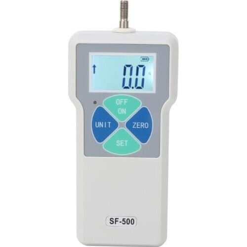 New Original 500N 100-240V Force Gauge High Accuracy Push and Pull Tester Digital Force Gauge Lb Kg N Unit DC 5V 1000mA Meter