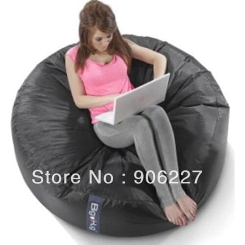 The original!! ISLAND design BLACK bean bag chair, computer beanbag cushion - free shipping