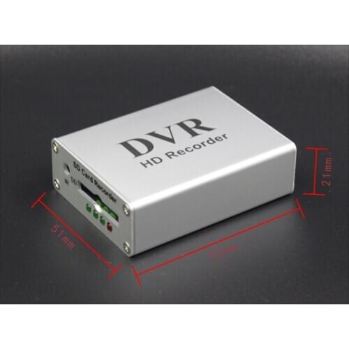 Professional Mini 1channel Cctv DVR Video Recorder Support Max 64GB Sd Card YD-102 1CH Hd DVR X-box Recording Mode