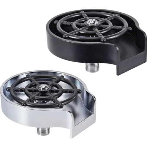 Stainless Steel Glass Rinser for Kitchen Sink Accessories, Bar Glass Rinser