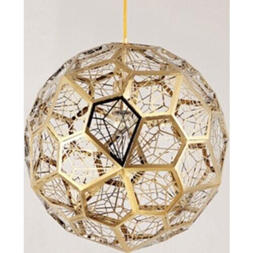 Sale stainless steel diamond pendant lamp ball pendant lamp droplight spherical geometry character cafe restaurant