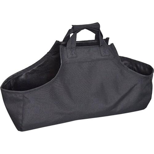 Outdoor Portable Canvas Bag Barbecue Firewood Carrying Bag