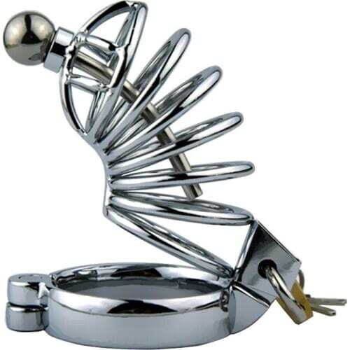 Ultra Breathable Chastity Lockcock Cage Penis Lock Cock Ring Chastity Belt Adult Game Sex Toys For Men