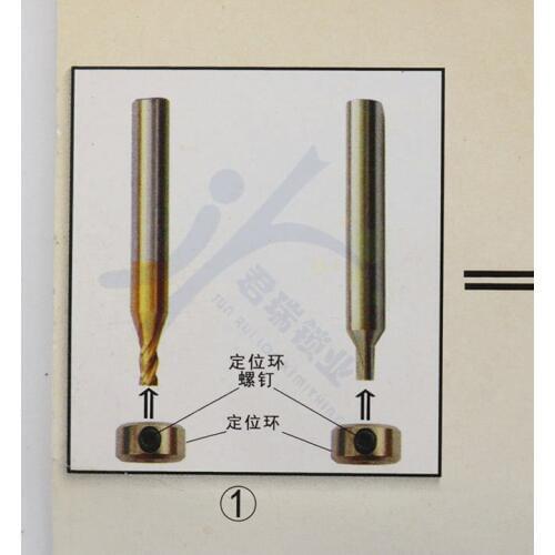 Locating Oring For Vertical Key Cutting Machine End Mill Milling Cutters Locksmith Tools 2 pieces/lot