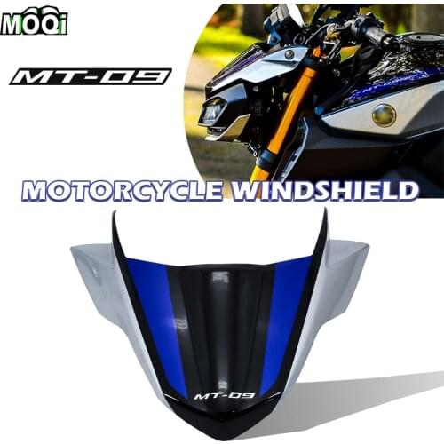 Front Windshield Windscreen Wind Deflector For YAMAHA MT-09 MT09 SP FZ09 Rear Fender Passenger Seat Cover Fairing 2017-2020