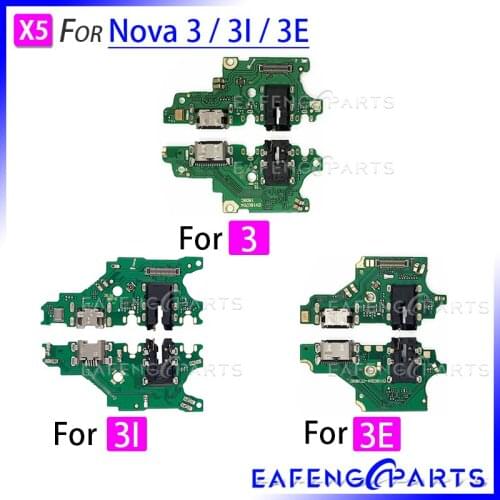 Power Charger Dock USB Charging Port Plug Board Microphone Mic Flex Cable For HuaWei Nova 3 3I 3E