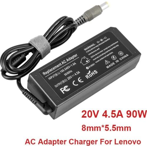 20V 4.5A 90W Replacement AC Adapter Charger For Lenovo Thinkpad E420 E430 T61 T60p Z60T T60 T420 T430 F25 Notebook Power Supply
