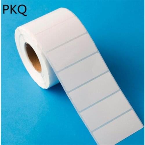 1 Roll Blank White barcode Label Sticker Paper Label for Heat transfer printer