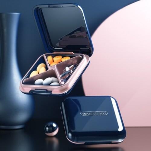 1pcs Waterproof Medicine Pill Box For Storage Travel Pill Case Vitamins Container Plastic Box Capsules Organizer For Tablets