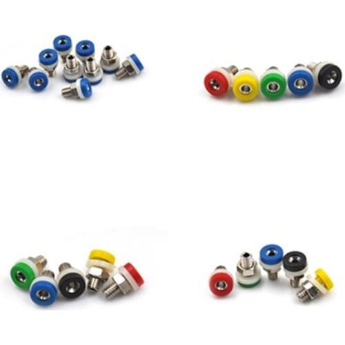 10 Pcs Brass 2mm Banana Socket Jack for 2mm Banana Plug Test Connector