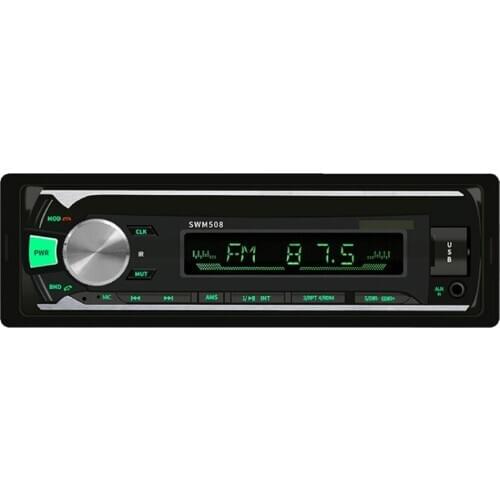 508 12V Car Bluetooth U Disk/TF Card/AUX/FM Radio Audio Stereo MP3 Player for Car Accessories Central Control