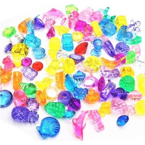 10 Pieces Acrylic Crystal Candy Animal Diamond Shape Game Pieces For Board Games Accessories