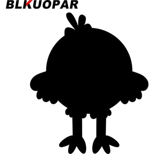 BLKUOPAR for Runaway Turkey Graphics Car Stickers Sunscreen Personality Decals JDM Accessories Refrigerator Vinyl Material Decor