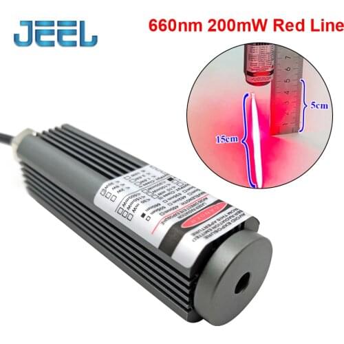 DIY 200mW 660nm Adjust Focus Laser ,Engraving Machine Laser Head ,Red Line laser Module High Power Laser
