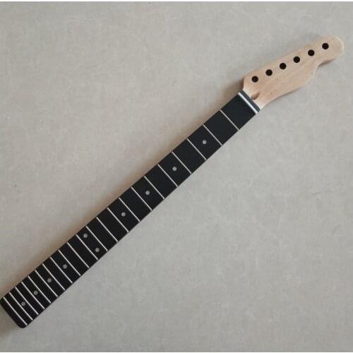 Electric Guitar Neck for TELE Parts Maple 22 Frets ebony Fingerboard dot inaly