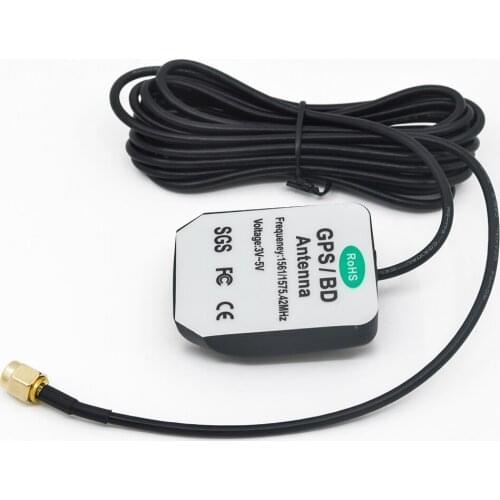 Hot Sale Factory Price Car Gps Antenna SMA Connector Cable Length 3M Frequency 1575.42MHZ + Free shipping WF