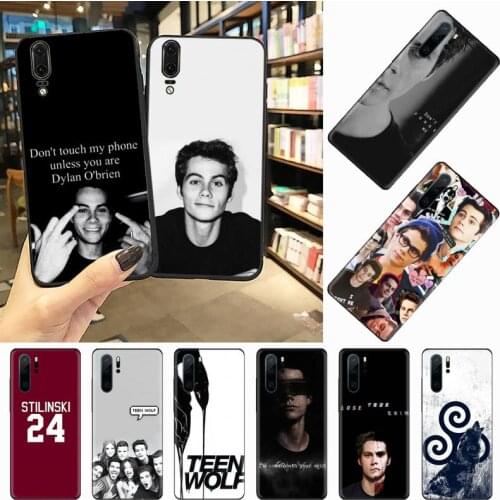 Dylan O'Brien Teen Wolf cool luxury coque Phone Case Funda For Huawei P9 P10 P20 P30 Lite 2016 2017 2019 plus pro P smart