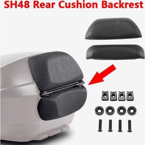 Motorcycle Tail Box Backrest Pad Rear Luggage Box Cushion for SHAD SH48 Top Case SH 48