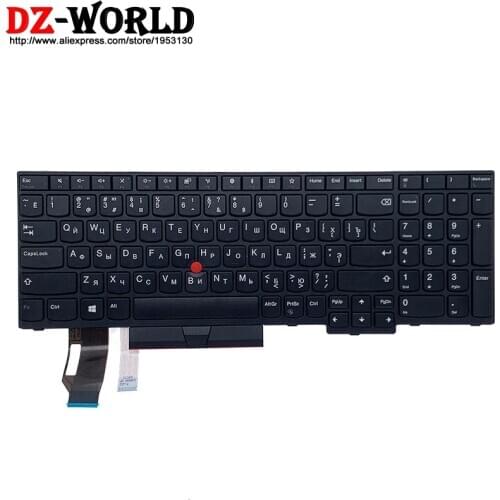 New Original RU Russian Keyboard for Lenovo Thinkpad E580 E585 E590 E595 T590 P53S L580 L590 P52 P72 P53 P73 Laptop 01YP662