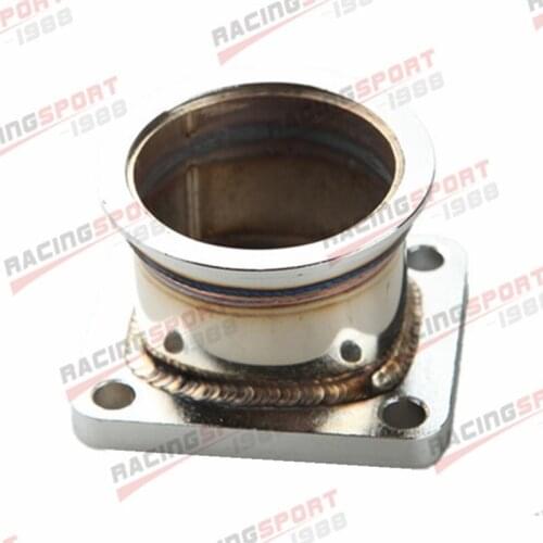 Mild Steel Adaptor For T4 4Bolt To 3" V Band Flange Fit For Toyota Acura Honda
